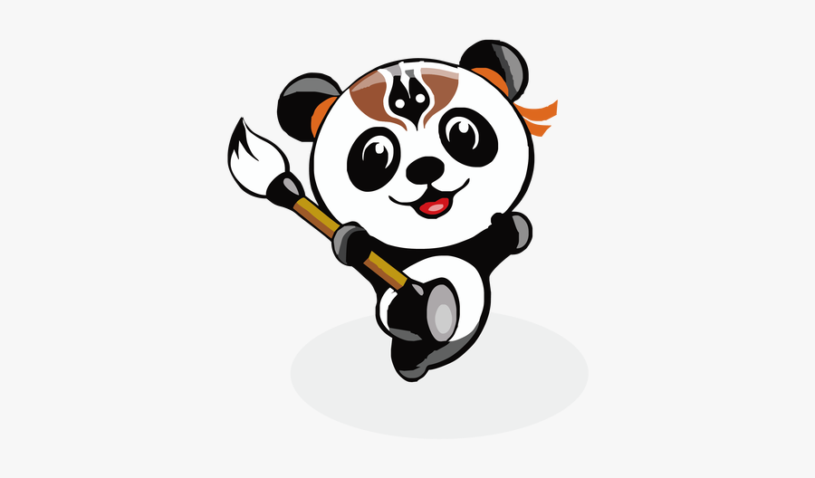 Giant Panda Cartoon - 熊猫, Transparent Clipart