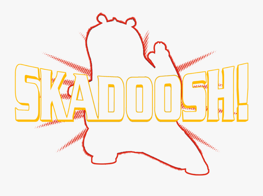 Kung Fu Panda Skadoosh T Shirt Logo, Transparent Clipart