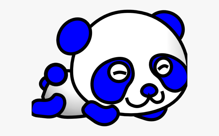 Panda Cartoon Colouring Page, Transparent Clipart