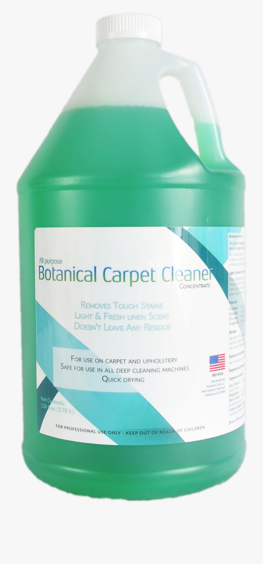 Aii Botanical Carpet Cleaner - Plastic Bottle, Transparent Clipart
