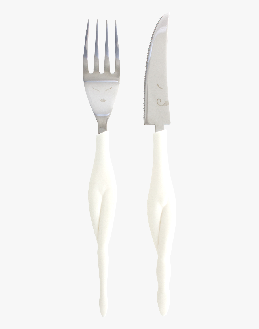 White Fork And Knife Png - Fork, Transparent Clipart