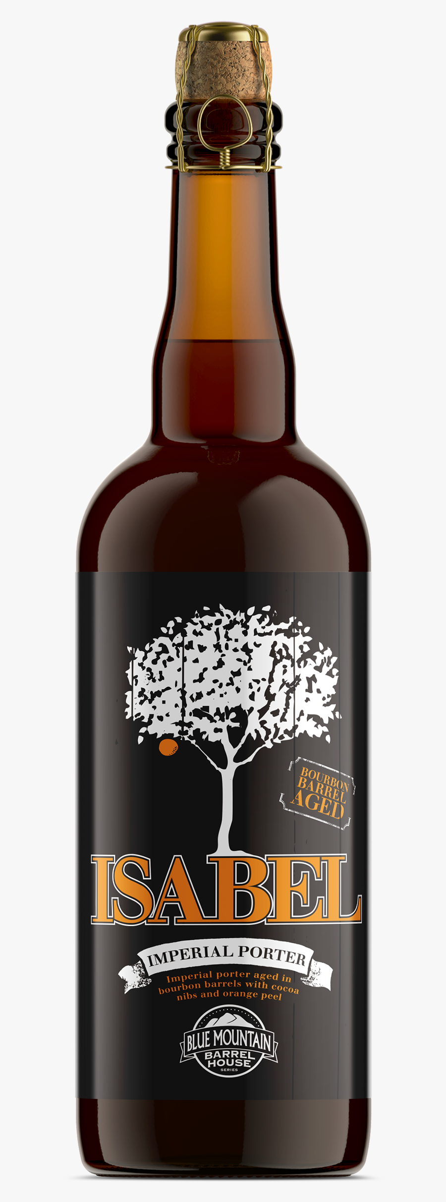 75cl Beer Bottle Mockup Free, Transparent Clipart