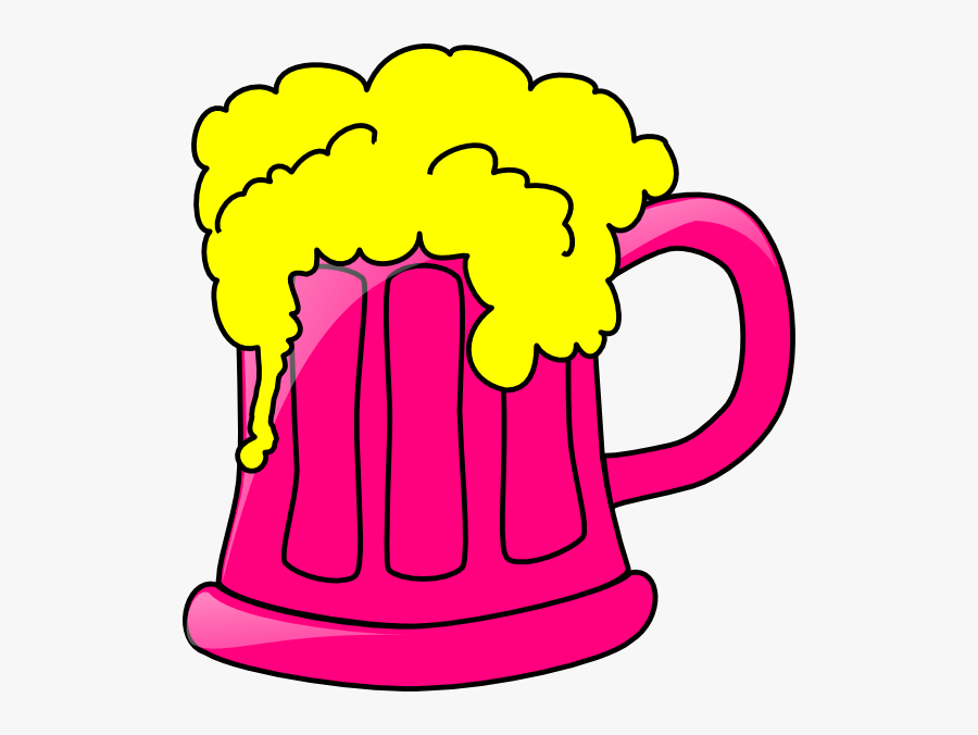 Pink Beer Mug Clip Art - Germany Beer Clip Art, Transparent Clipart