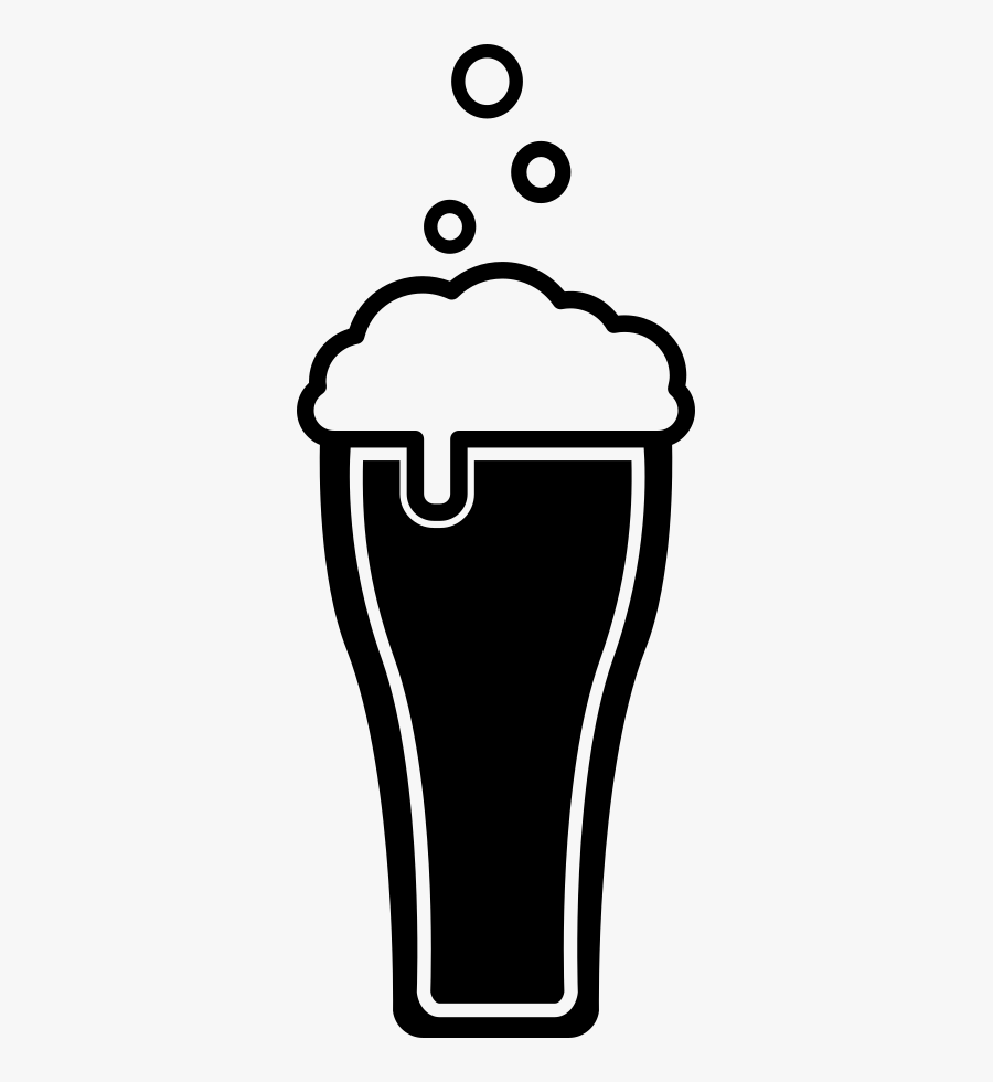 Pint Black, Transparent Clipart