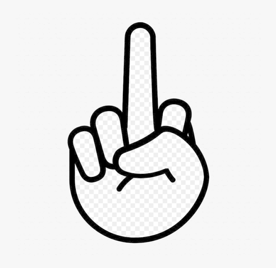 Middle Finger Bird The Hand Transparent Png - Not Allowed Sign Transparent, Transparent Clipart