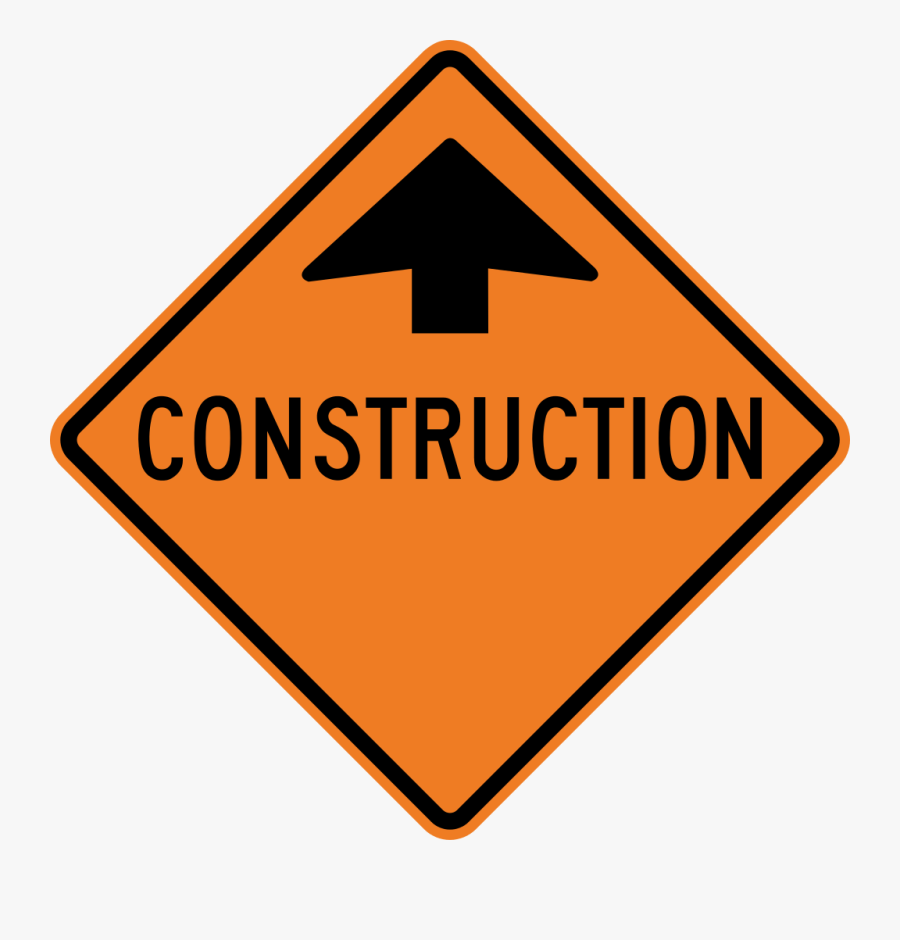 Fileontario Tc Wikimedia Commons Sterling Construction - Construction Work Ahead Sign, Transparent Clipart
