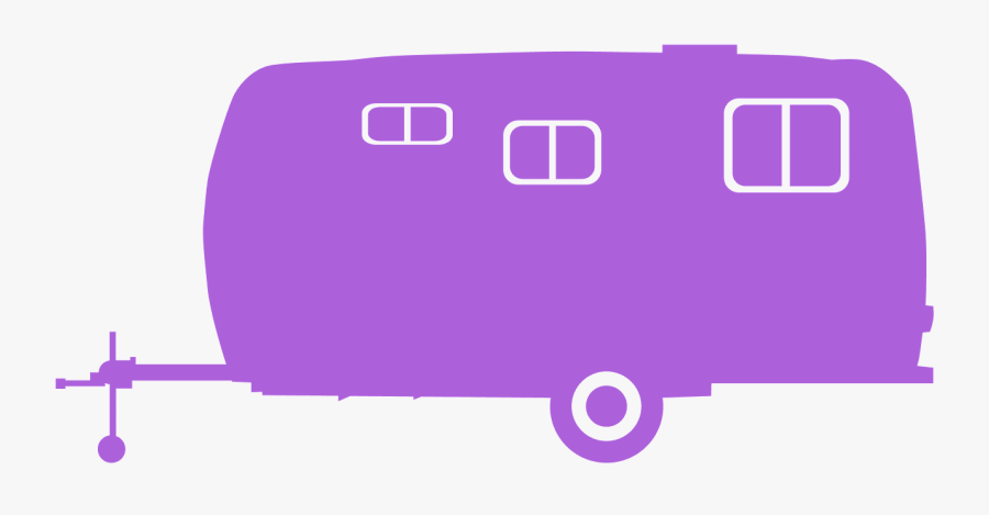 Trailer Silhueta, Transparent Clipart