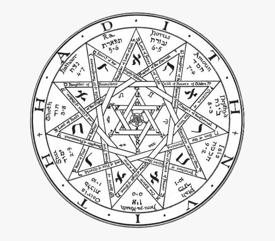 Satanic Symbols - Spiritual Power Symbol, Transparent Clipart