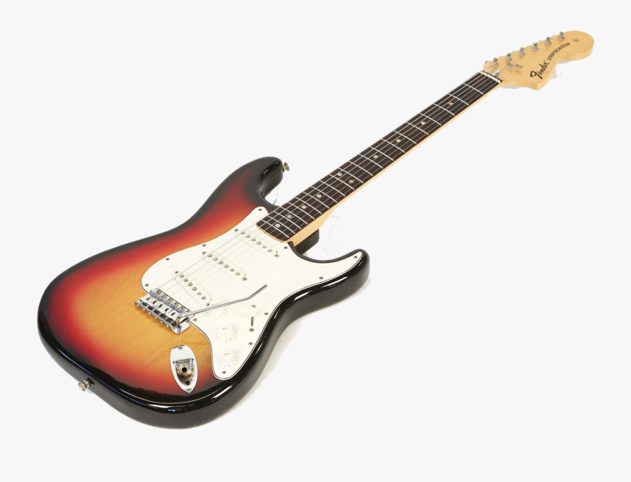 Sunburst Guitar Transparent Background - Fender Stratocaster No Background, Transparent Clipart