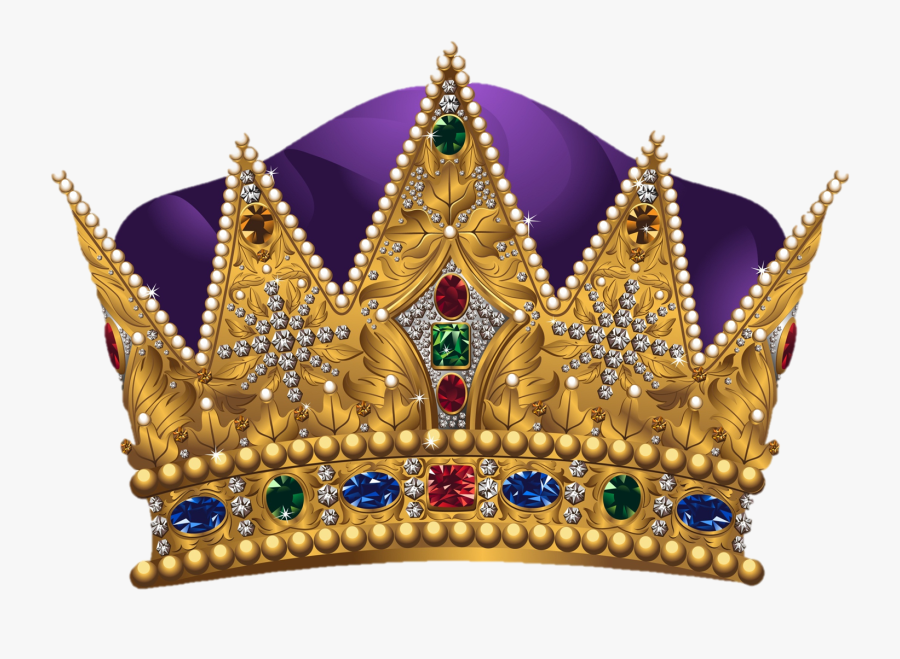 Crown Png Transparent - Crown With Jewels, Transparent Clipart