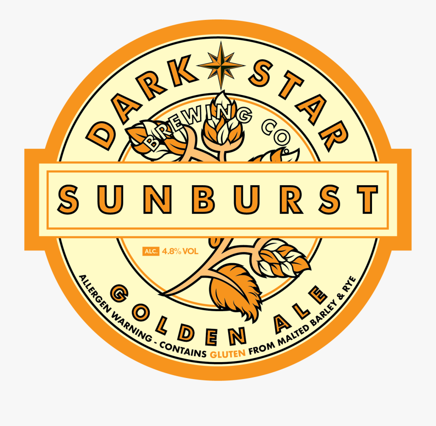 Dark Star Sunburst - Dark Star Sunburst Ale, Transparent Clipart