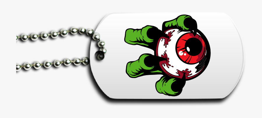 Monster Eyeball Dog Tag Front - Happy Mothers Day Dog, Transparent Clipart