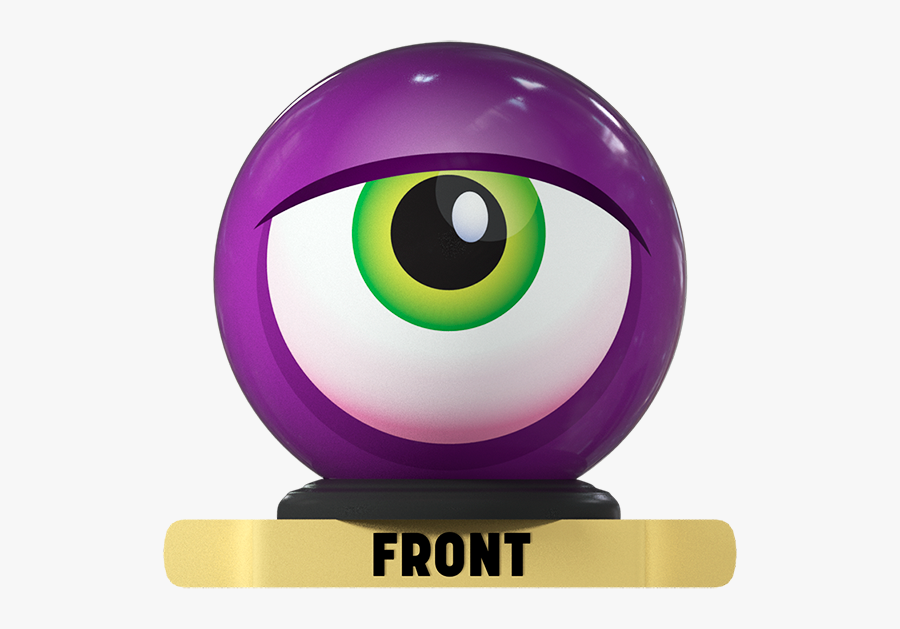 Eyeball Purple - Skull Bowling Ball Eu, Transparent Clipart