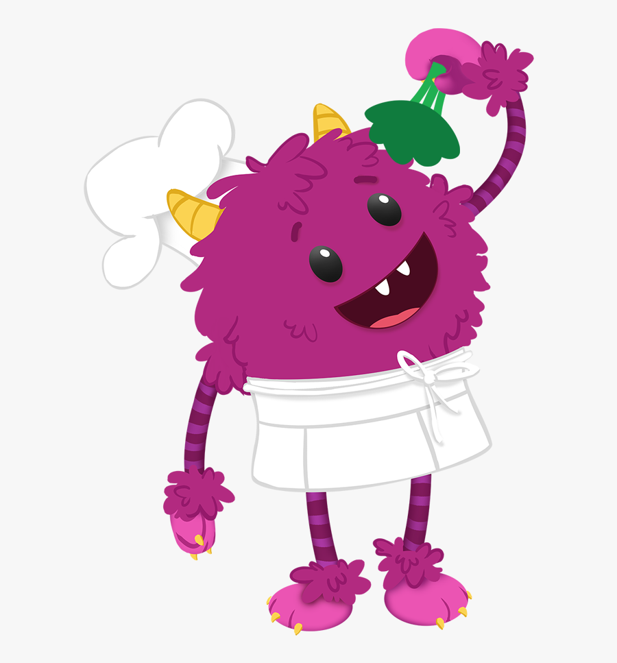 Nate Nomster Eats Broccoli - Cartoon, Transparent Clipart