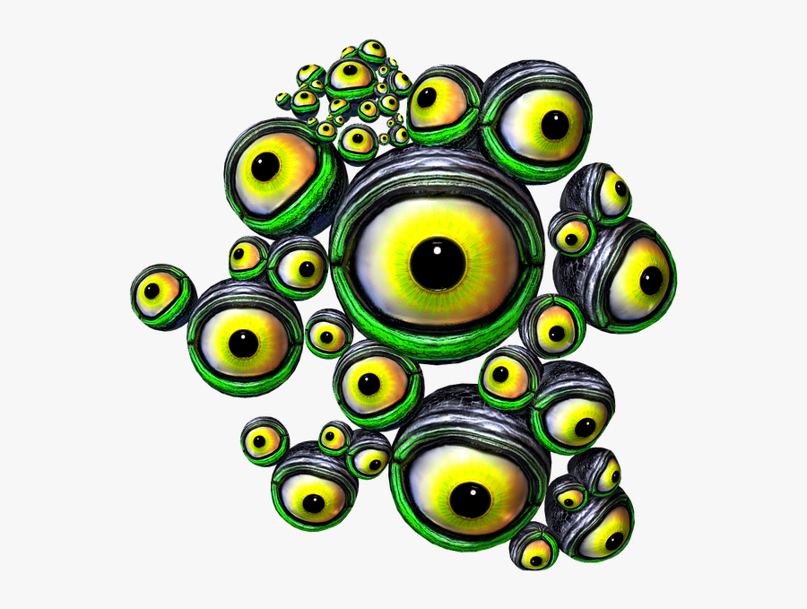 Eyeballs Eyes Creature Free Picture - Eyes Png Creature, Transparent Clipart