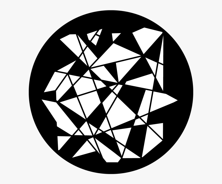 Shattered Gobo - Circle, Transparent Clipart