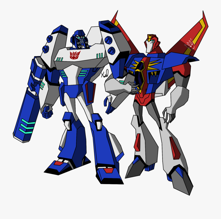 Shattered Glass Animated Anyone - Transformers Animated Shattered Glass Starscream, Transparent Clipart
