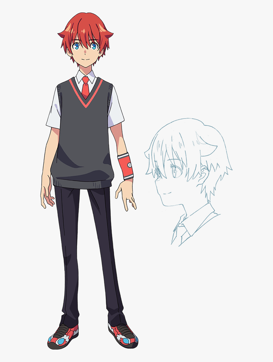 Transparent Anime Guy Png - Ssss Gridman Main Character, Transparent Clipart