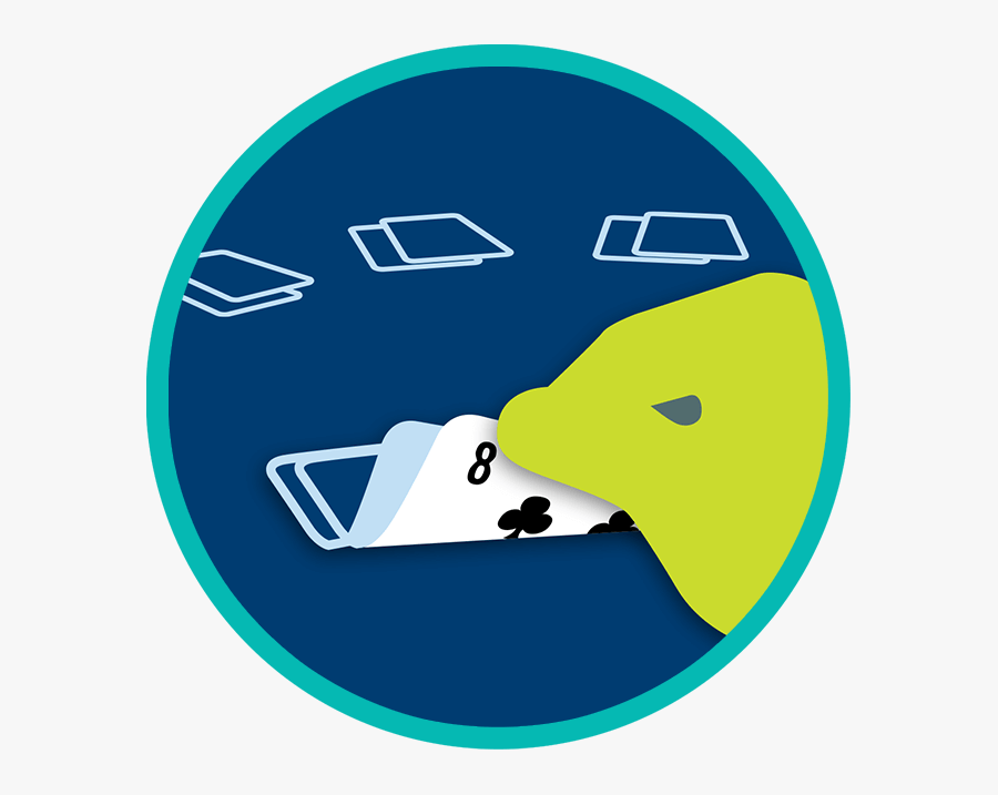 A Hand Is Seen Lifting A Pair Of Hole Cards To Get, Transparent Clipart