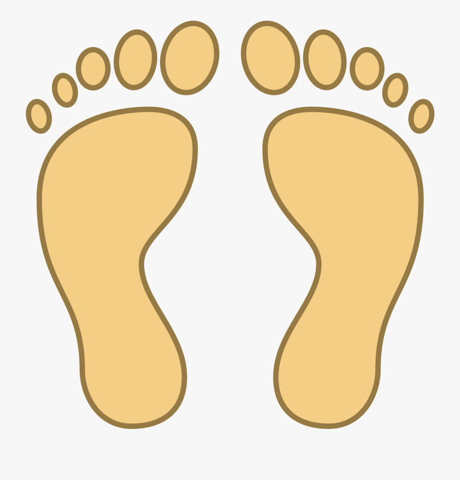 Drawing Footprints Human Footprint - Feet Clipart Png, Transparent Clipart