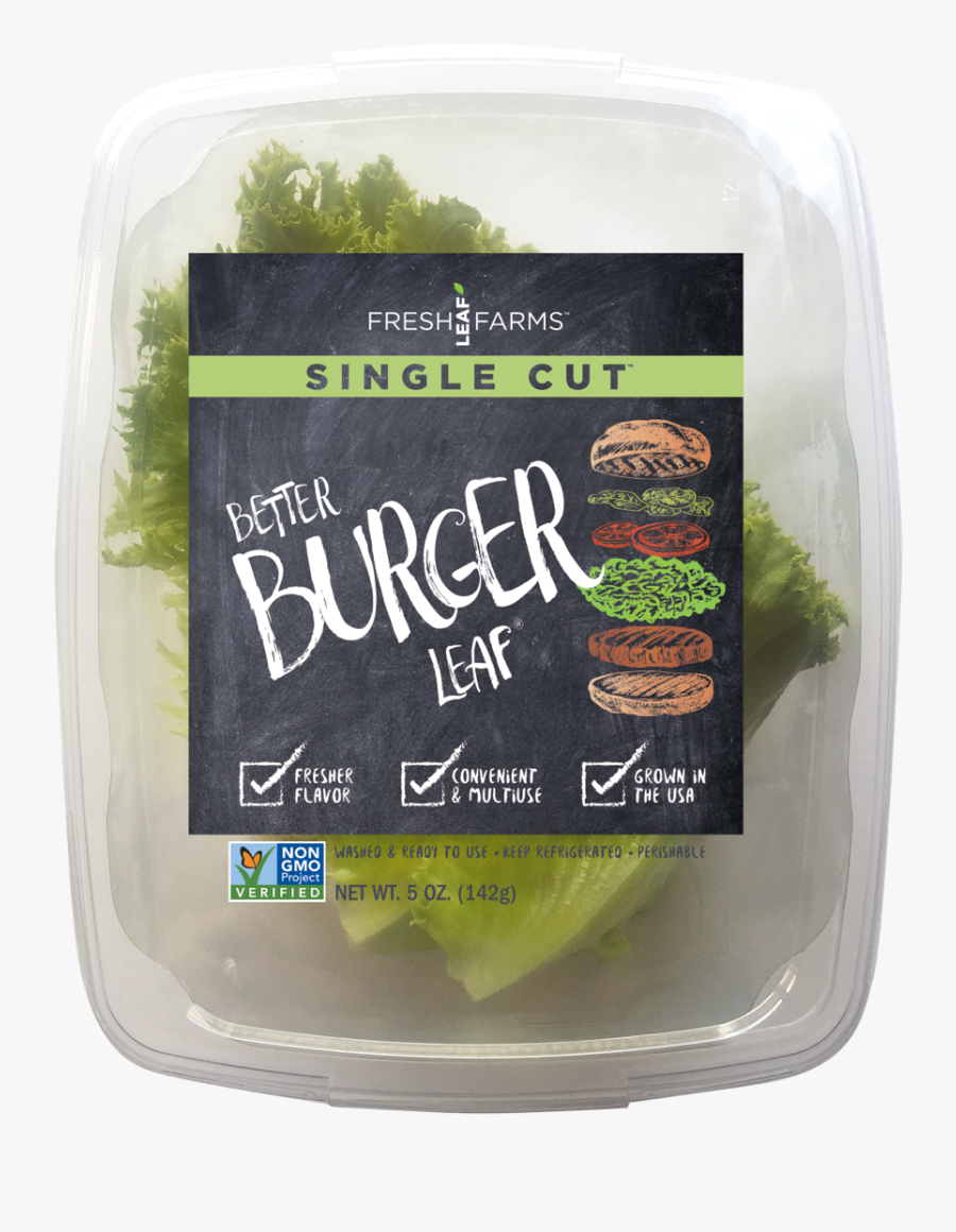 Manns Better Burger Leaf, Transparent Clipart