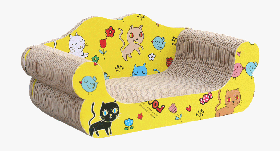 Cat Scratching Plate Claw Claw Cat Claw Plate Corrugated - Sofa Bed, Transparent Clipart