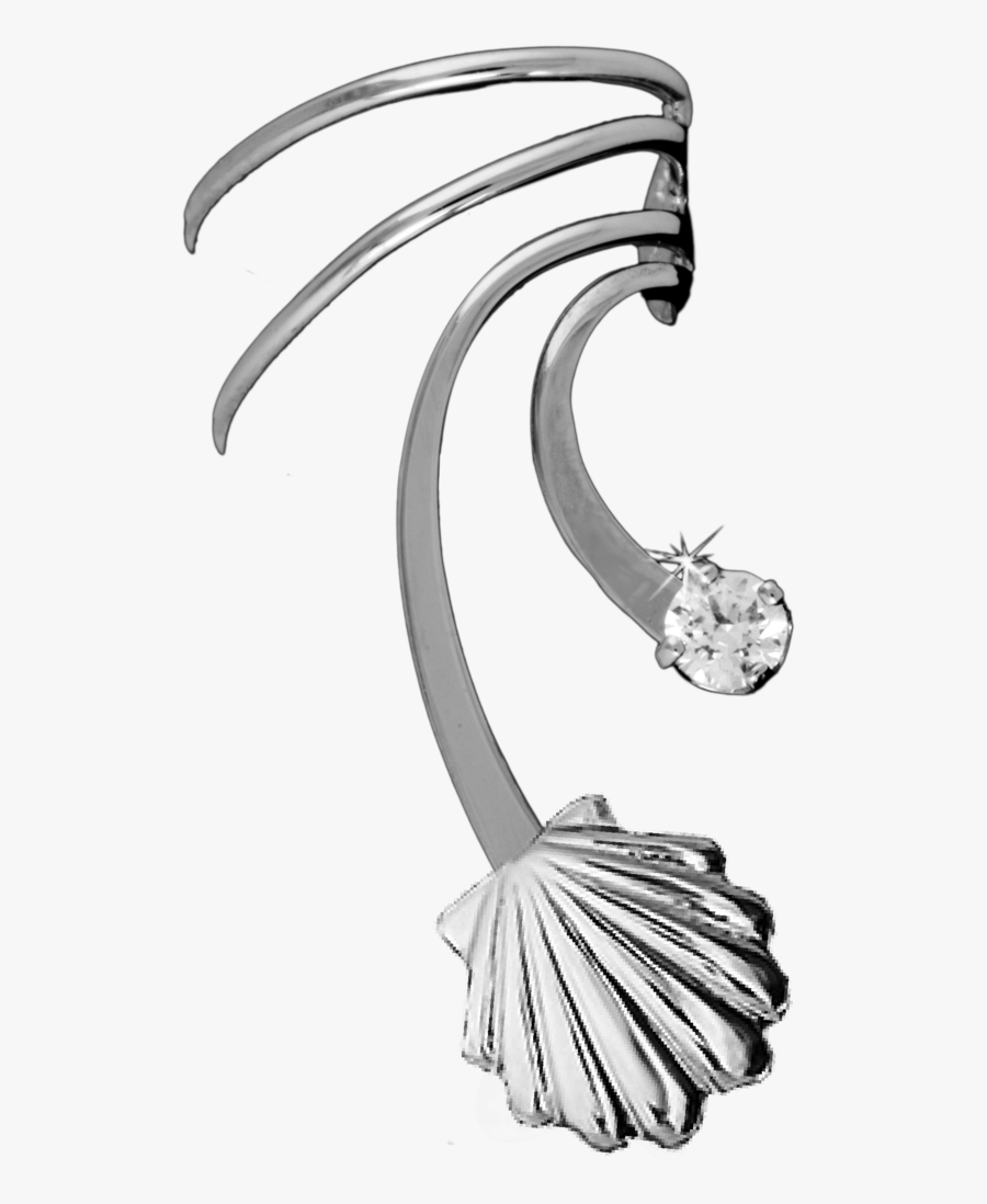 Non-pierced Ear Cuff Earrings, Transparent Clipart