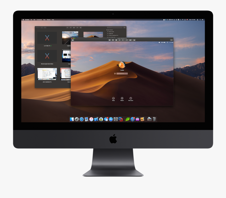 Macos Mojave Dark Mode - Mac Screen , Free Transparent Clipart - ClipartKey