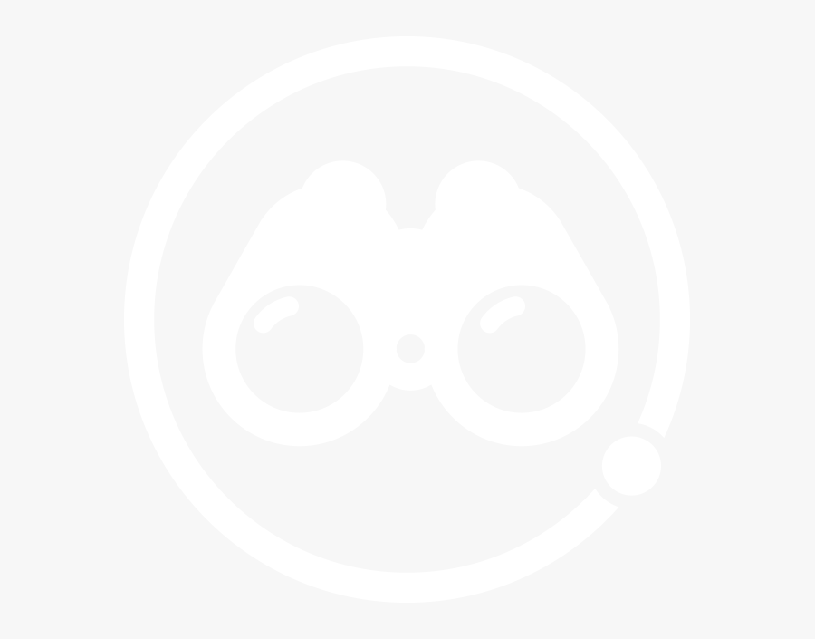 Iconbinoculars Binoculars Icon Png Round- - Binoculars Icon White Png, Transparent Clipart