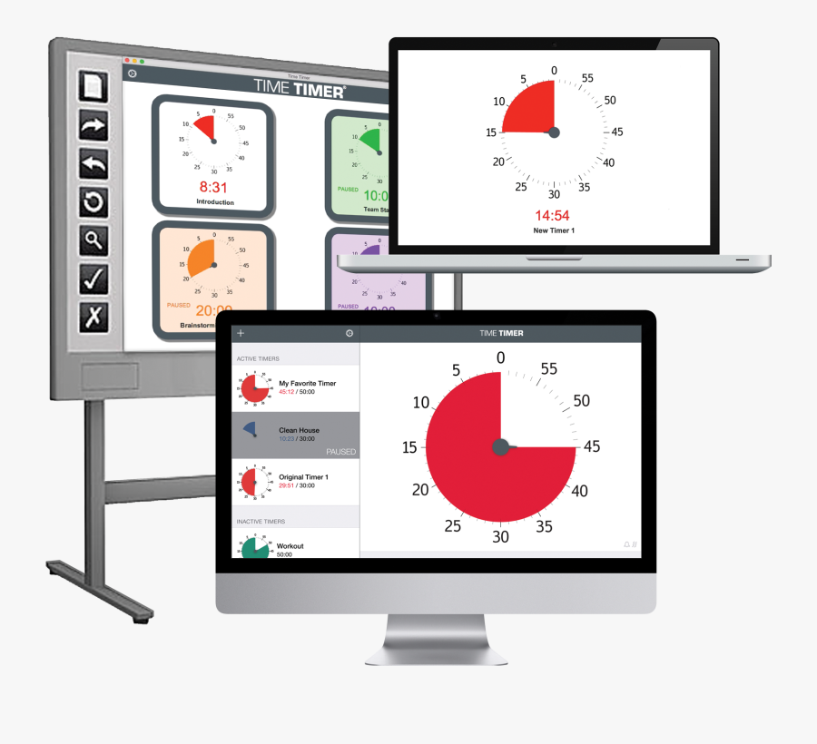 Time Timer® Desktop App - Windows Time Timer, Transparent Clipart