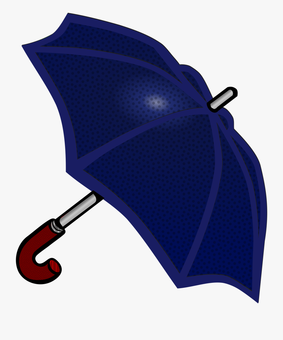 Cobalt Blue,electric Blue,fashion Accessory - Umbrella Coloured Clip Art, Transparent Clipart
