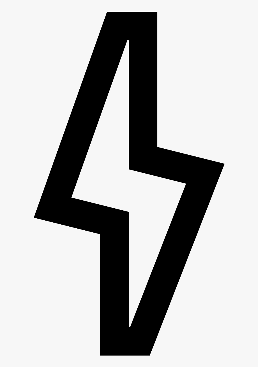 Lighting Bolt Symbol White Transparent, Transparent Clipart