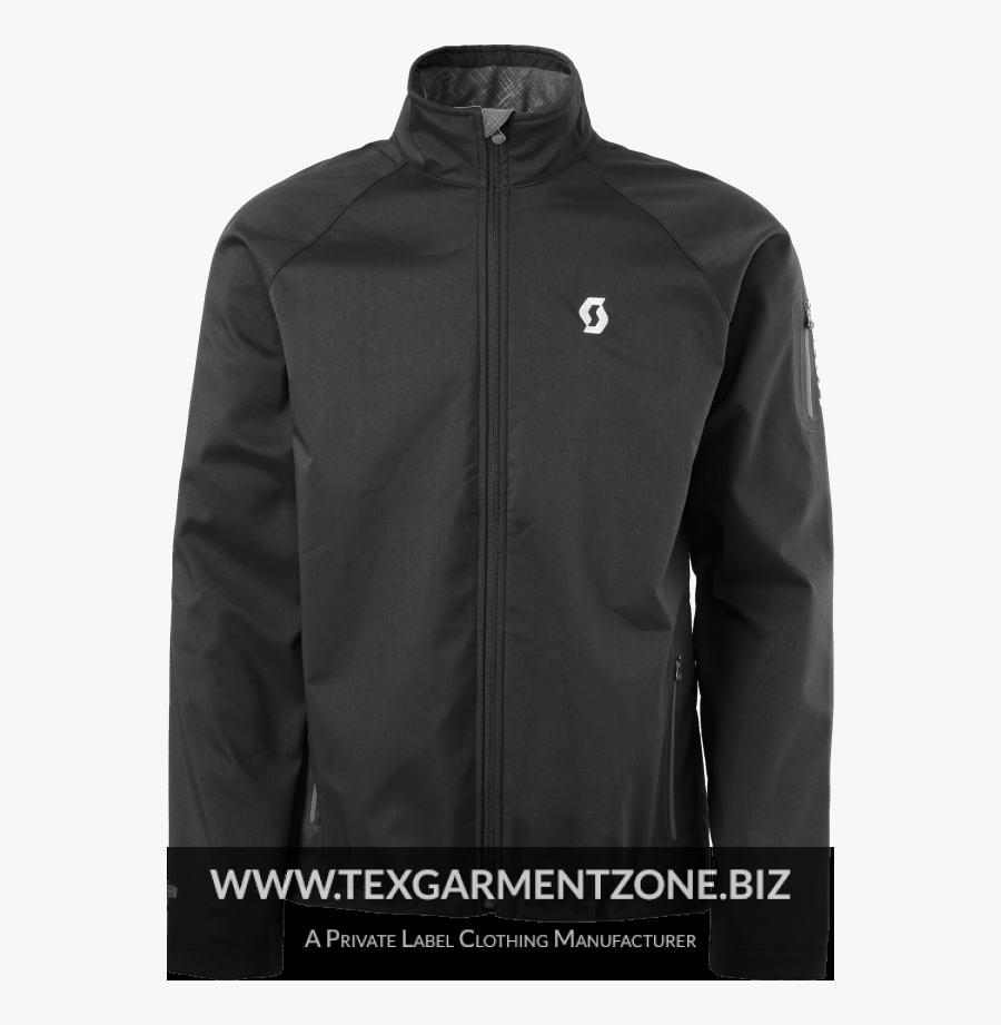 Mens Waterproof 3 Layer Softshell Hooded Jacket - Black Jacket Transparent Background, Transparent Clipart