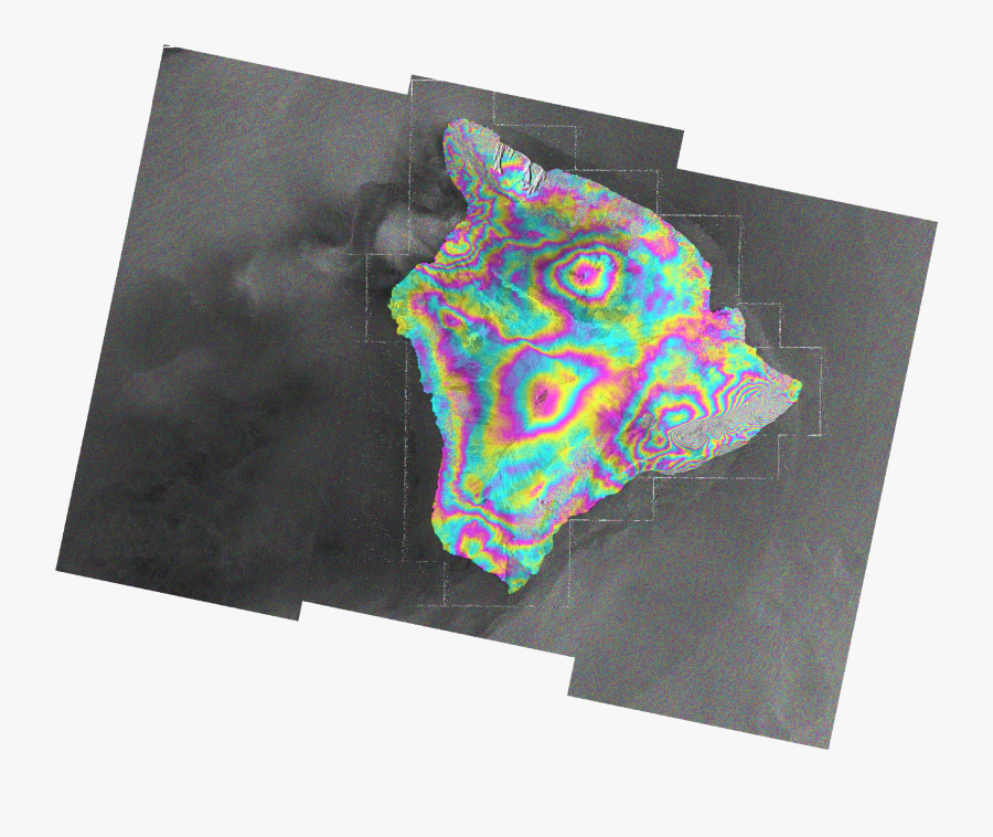 Interferogram Kilauea, Transparent Clipart