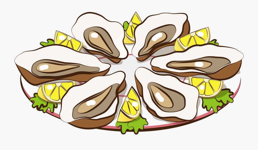 Jerky Seafood Food Cartoon Png And Vector Image - Oysters Cartoon, Transparent Clipart