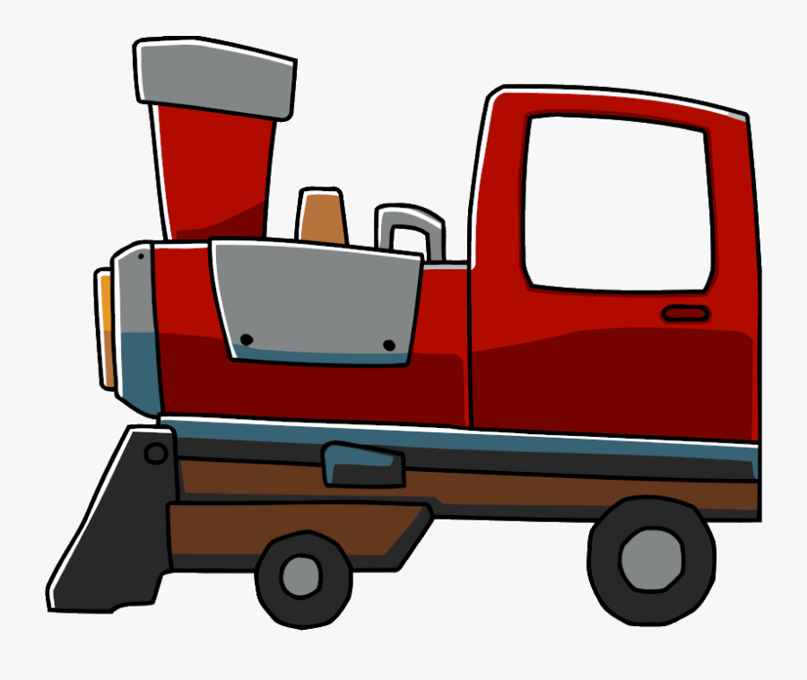 Train - Scribblenauts Steam Train, Transparent Clipart