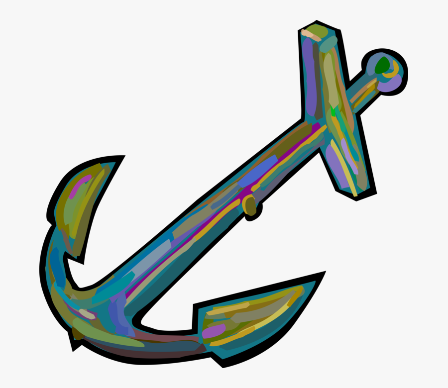 Vector Illustration Of Marine Boat Anchor Prevents, Transparent Clipart