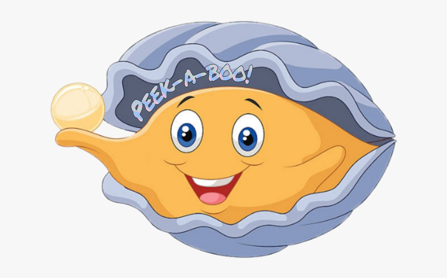 Colormehappy Oyster Pearl Pearlinoyster Peekaboo - Cartoon Oyster, Transparent Clipart
