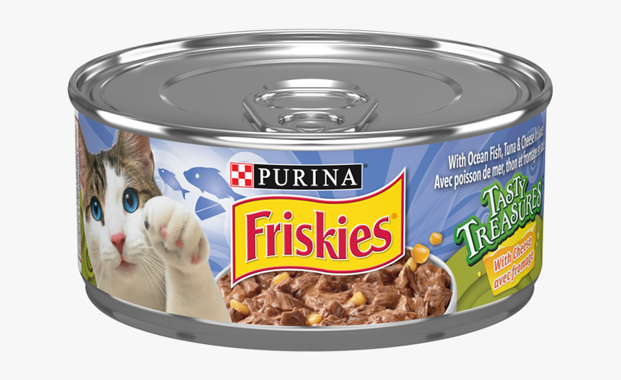 Can Cat Food Fish Png - Friskies Cat Food, Transparent Clipart