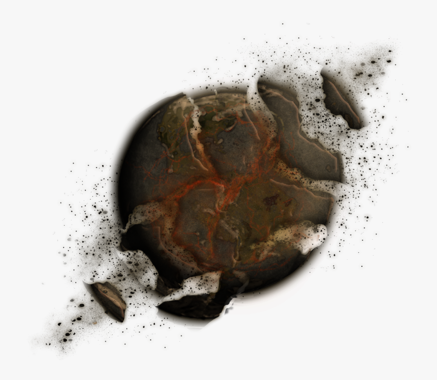 #planet #explosion #destruction - Destroyed Planet Drawing, Transparent Clipart