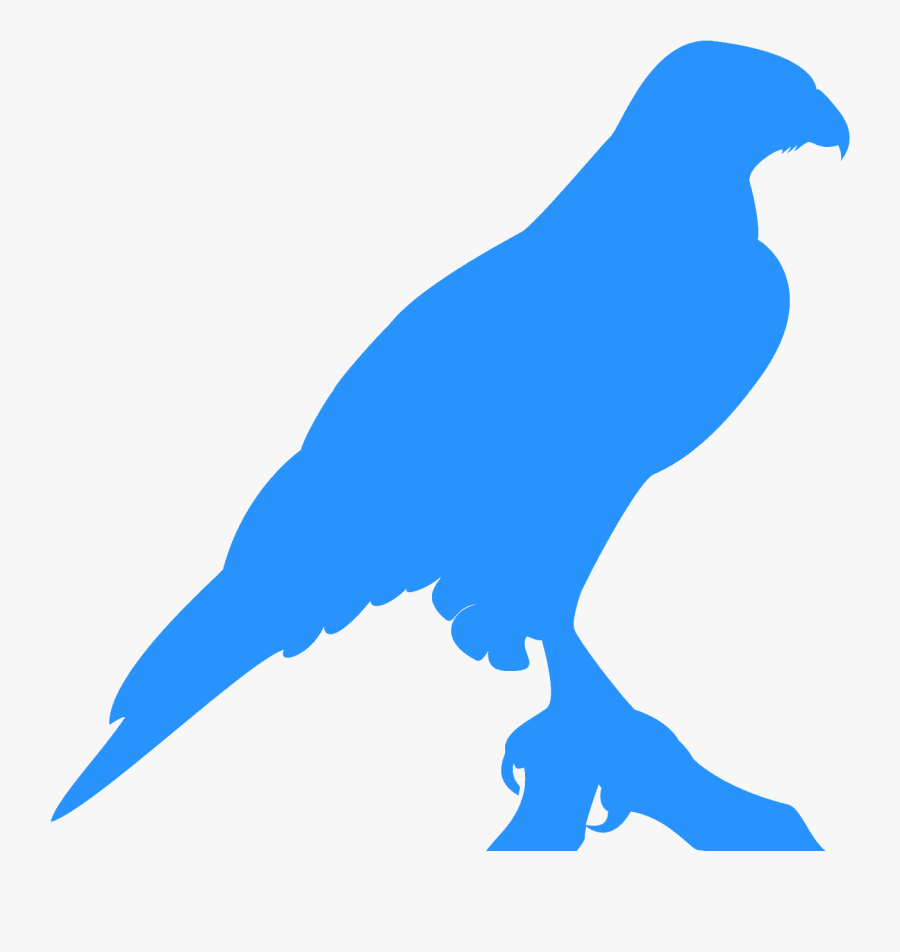 Silueta De Un Halcón, Transparent Clipart