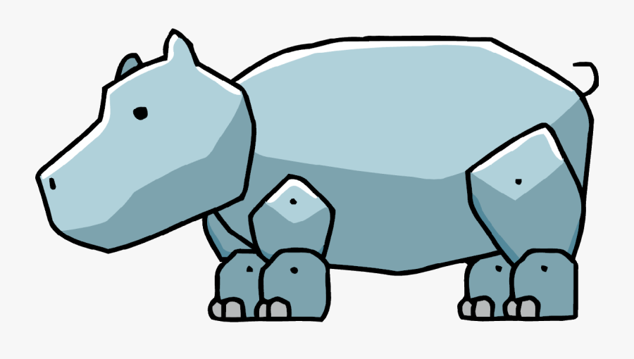 Scribblenauts Hippo - Scribblenauts Hippo Png, Transparent Clipart