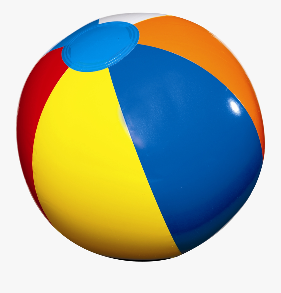 Beach Ball Free Clip Art Transparent Png - One Ball Clipart, Transparent Clipart