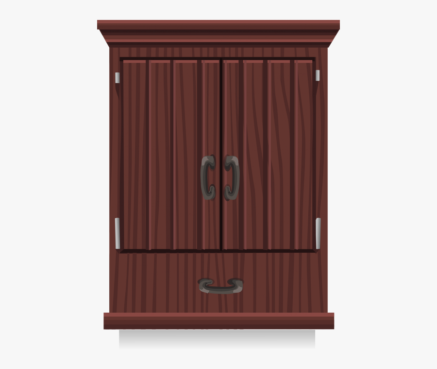 Vector Furniture Cupboard - Cabinet Clipart, Transparent Clipart