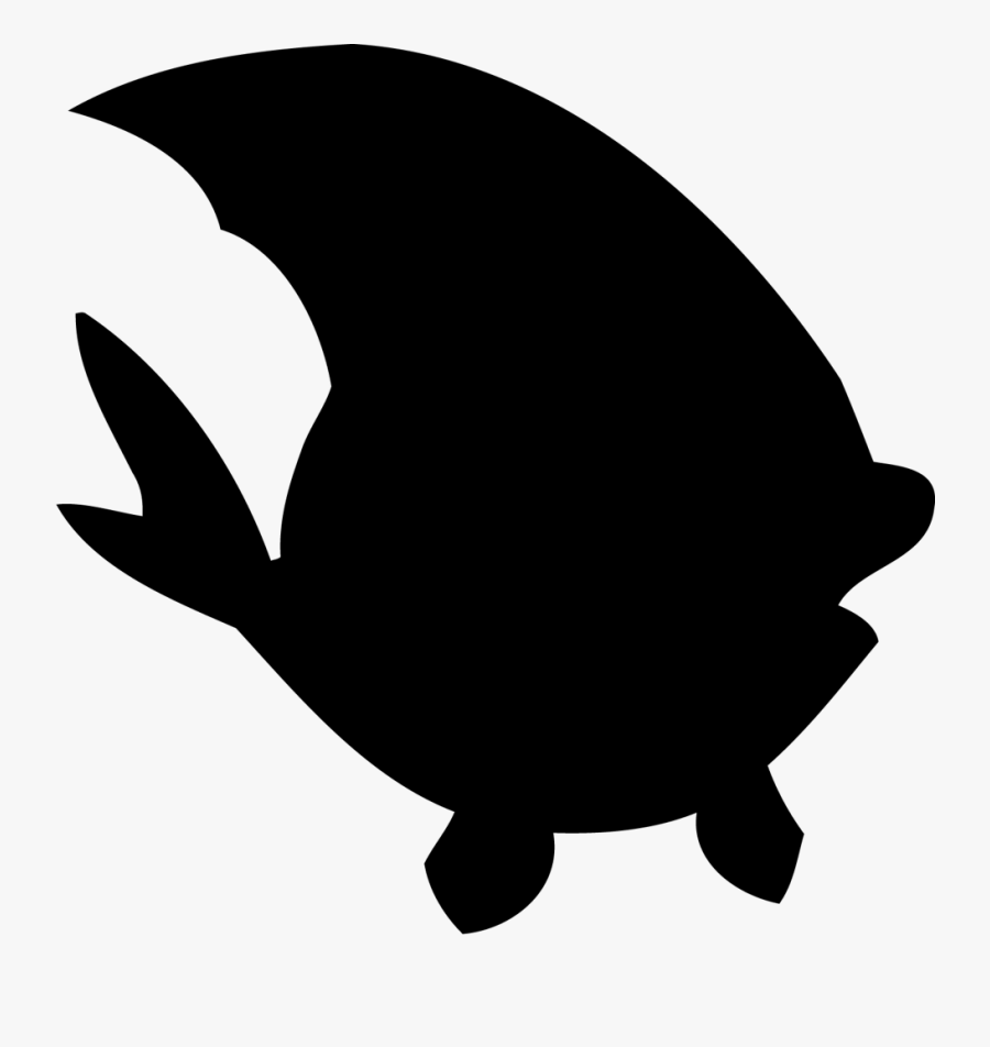 Clip Art Beak Silhouette Leaf Black M, Transparent Clipart