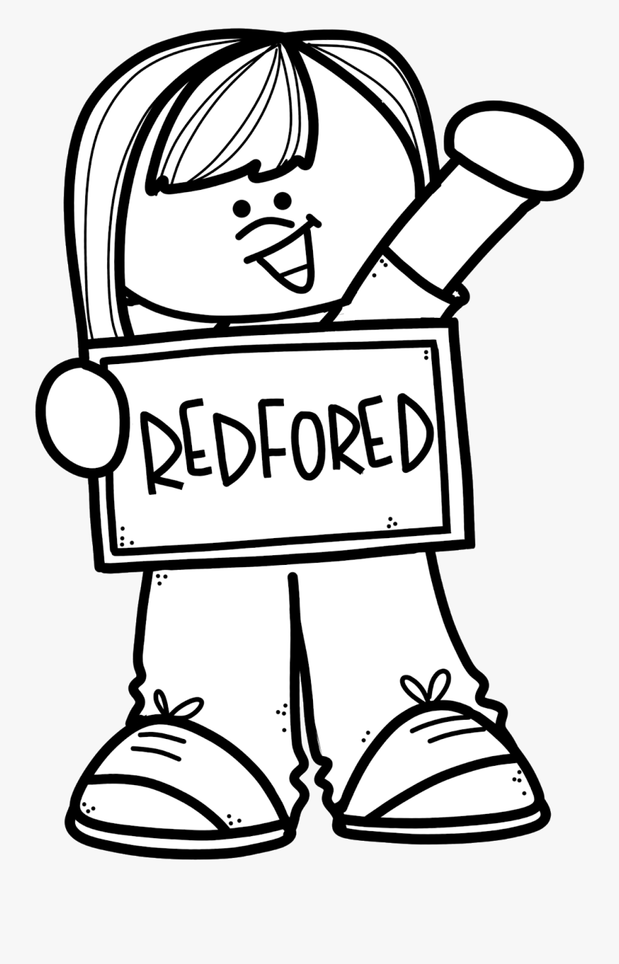 Red For Ed Drawings, Transparent Clipart