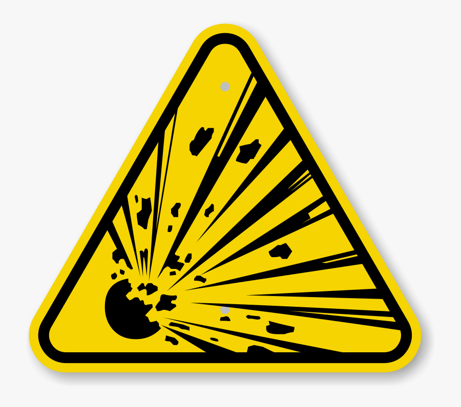 Zoom, Price, Buy - Explosive Warning Symbol, Transparent Clipart