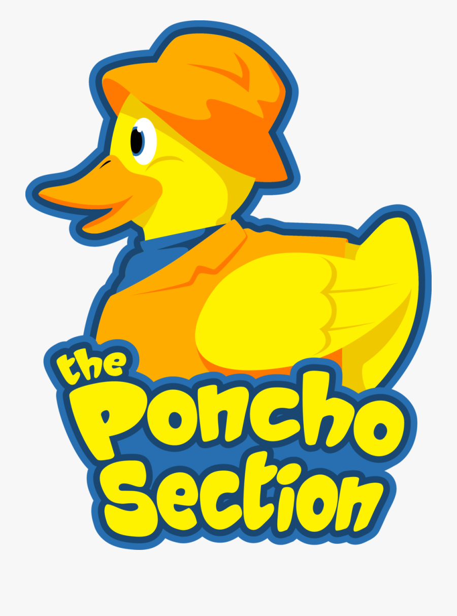 Duck Clip Yellow Color - Logo Amazing Poncho, Transparent Clipart