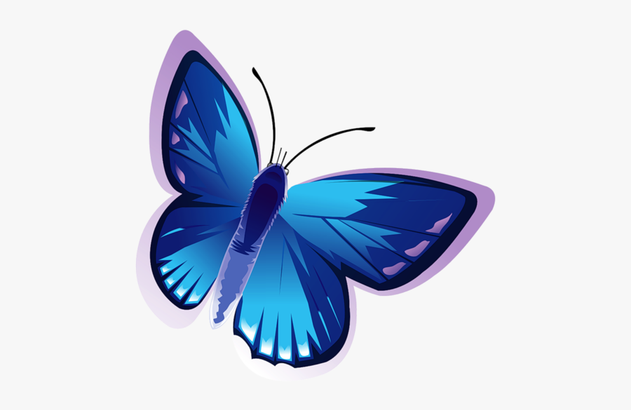 Clipart Butterfly Cartoon Blue Butterfly, Transparent Clipart