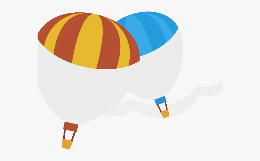 Hot Air Balloon Clipart Vector, Transparent Clipart